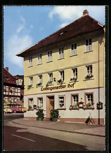 AK Amorbach /Odw., Gasthaus z. Leiningenscher Hof