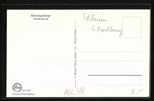 AK Brückenberg /Riesengebirge, Panorama