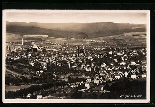 AK Wetzlar a. d. Lahn, Gesamtansicht mit Kirche