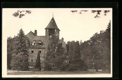 AK Hohe Mark /Taunus, Hauptgebäude der Kuranstalt