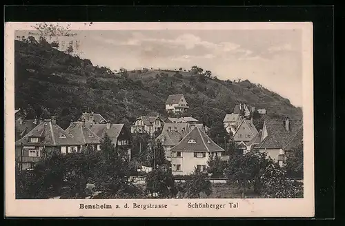 AK Bensheim a. d. Bergstrasse, Schönberger Tal