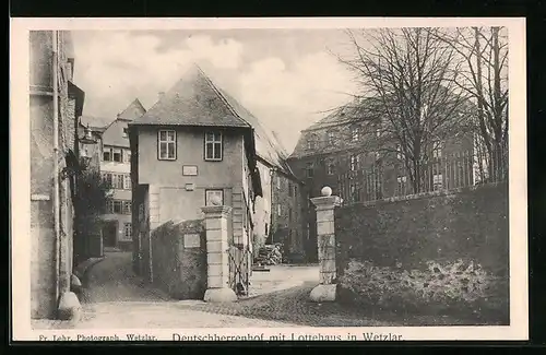 AK Wetzlar, Deutschherrenhof mit Lottehaus