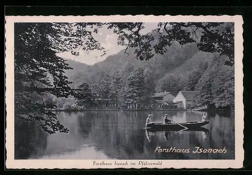 AK Isenach im Pfälzerwald, Forsthaus am Wasser