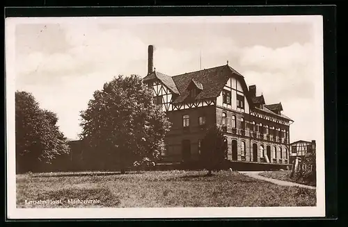 AK Lensahn /Holst., Blick auf die Milchzentrale