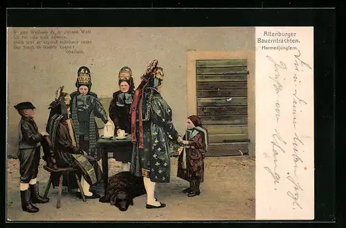AK Altenburger Bauerntrachten, Hormedjungfern