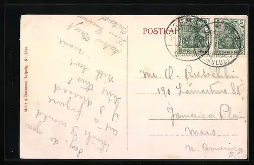 AK Altenburg, Dame in Tracht