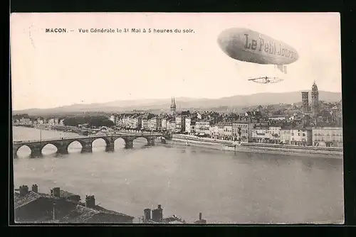 AK Macon, Vue Générale le 31. Mai à 5 heures du soir