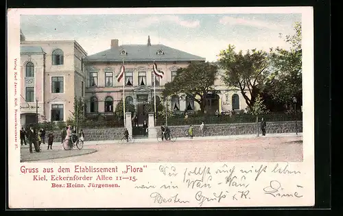 AK Kiel, Etablissement Flora, Eckernförder Allee 11-15