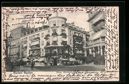 AK Baden-Baden, Hotel Reichert