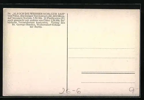 Künstler-AK Fidus: Elfenwanderer