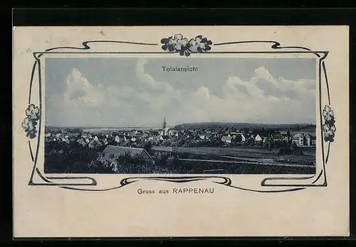 AK Rappenau, Totalansicht des Ortes