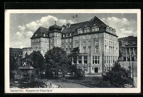 AK Wuppertal-Elberfeld, Hotel Kaiserhof