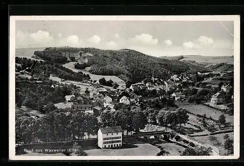 AK Waxweiler /Eifel, Ortsansicht aus der Vogelschau