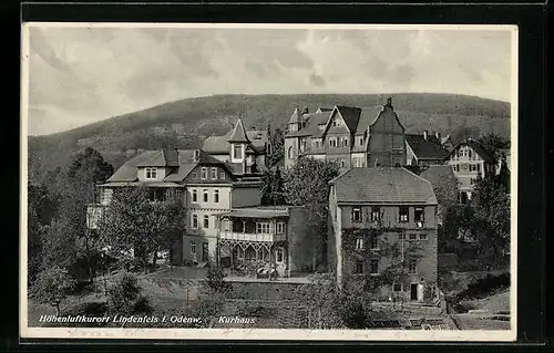 AK Lindenfels i. Odenw., Blick auf Kurhaus