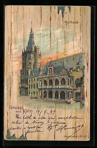 Künstler-AK Köln, Rathaus