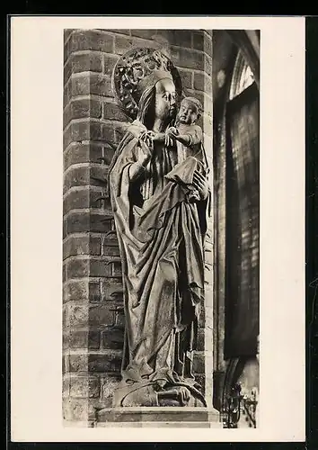 Foto-AK Deutscher Kunstverlag, Nr. 28: Brandenburg, Paulskirche, Muttergottes
