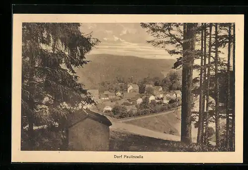 AK Paulinzella, Dorfansicht