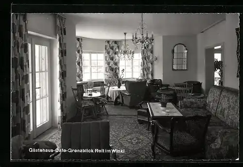 AK Reit im Winkl, Gästehaus-Cafe Grenzblick, Innenansicht