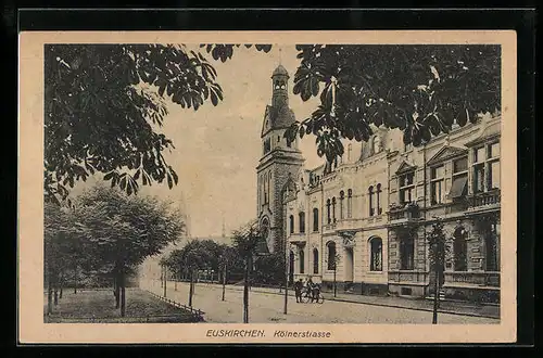 AK Euskirchen, Ansicht aus der Kölnerstrasse