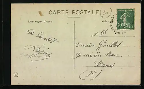 AK St-Girons, Le Salat, vu de l`extremité du Chamo de Mars et Pont du Chemin de Fer