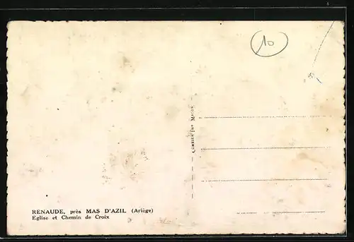 AK Renaude /près Mas d`Azil, Eglise et Chemin de Croix