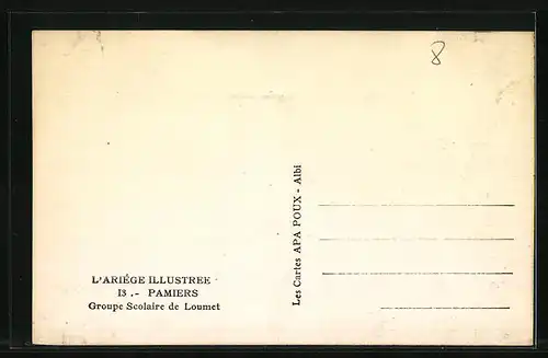 AK Pamiers, Groupe Scolaire de Loumet