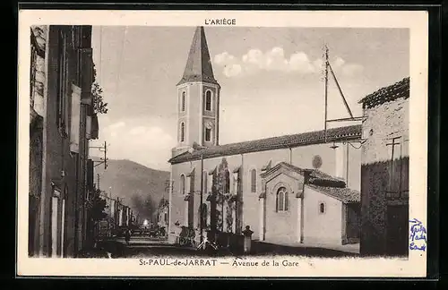 AK St-Paul-de-Jarrat, Avenue de la Gare