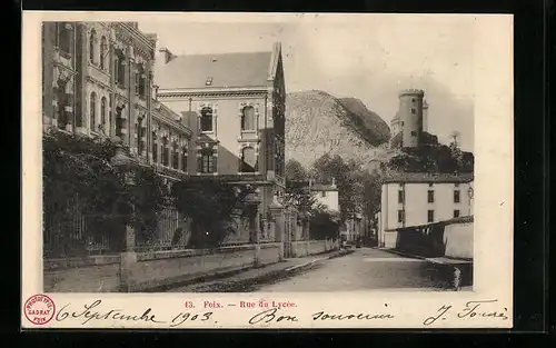 AK Foix, Rue du Lycée