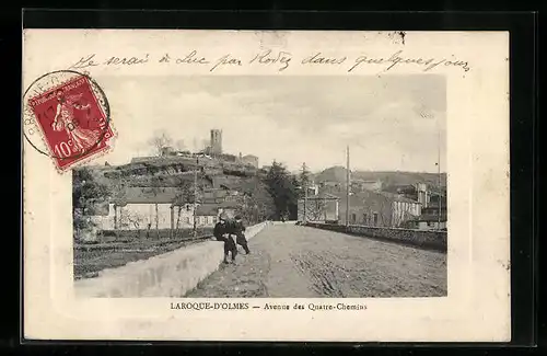 AK Laroque-D`Olmes, Avenue des Quatre-Chemins