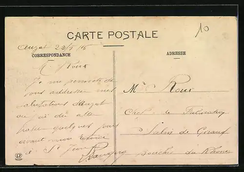 AK Auzat, Vue Générale des Usines