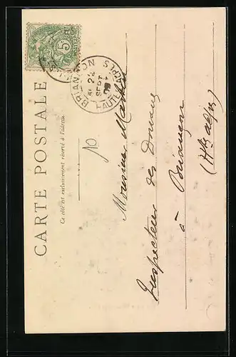 AK Ax-les-Thermes, Vue d`Une Vieille Aue D`Ax