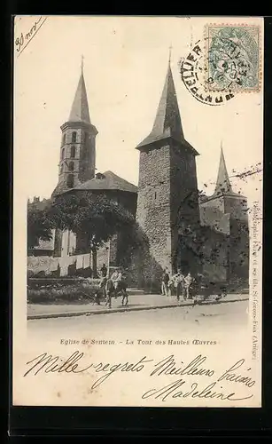 AK Sentein, L`Eglise, La Tour des Hautes