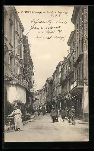 AK Pamiers, Rue de la Republique