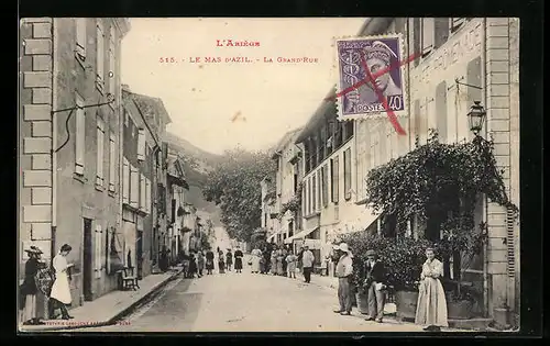 AK Le Mas d`Azil, La Grand`Rue