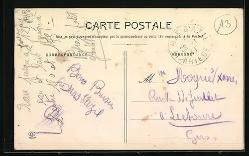 AK Le Mas d`Azil, La Grand`Rue