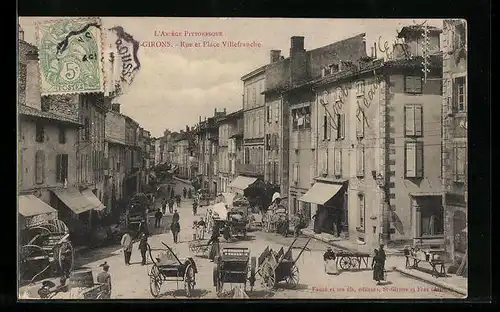 AK St-Girons, Rue et Place Villefranche