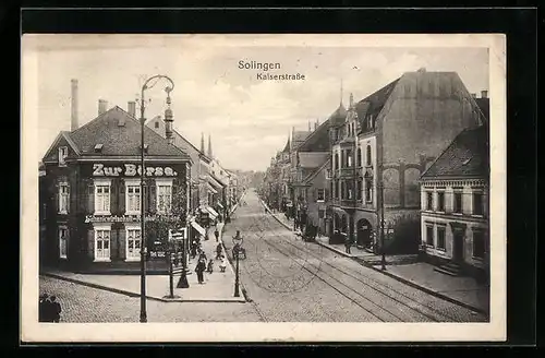 AK Solingen, Gasthaus Zur Börse, Kaiserstrasse