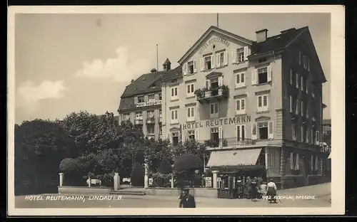 AK Lindau i. B., Hotel Reutemann