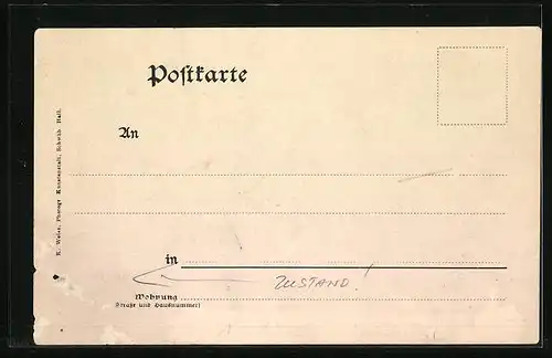 AK Aschhausen, Schlosshof, Ökonomiegebäude, Gesamtansicht