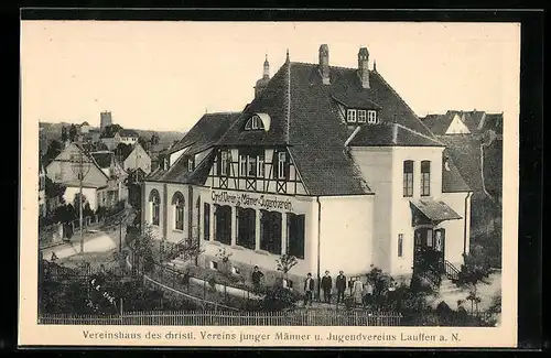 AK Lauffen a. N., Vereinshaus des christl. Vereins junger Männer und Jugendvereins