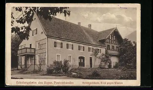 AK Brannenburg, Erholungsheim des Bayer. Postverbandes, Nebengebäude