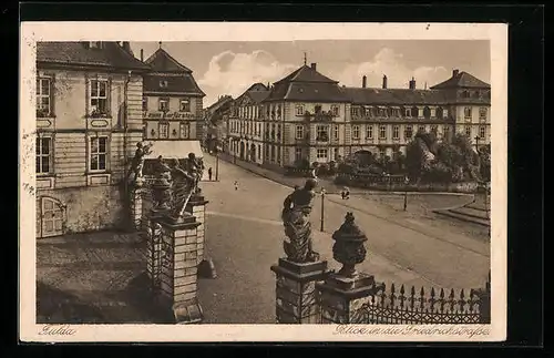 AK Fulda, Blick in die Friedrichstrasse