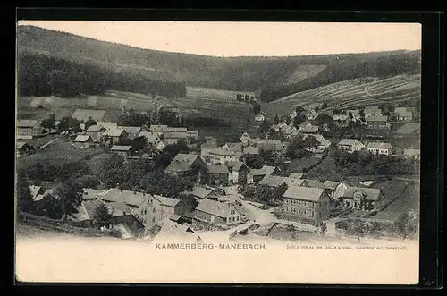 AK Kammerberg-Manebach, Blick auf den Ort