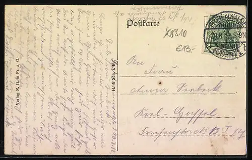 AK Bad Freienwalde a. O., Blick auf die Papenmühle