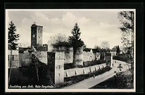 AK Landsberg am Lech, Neue Bergstrasse