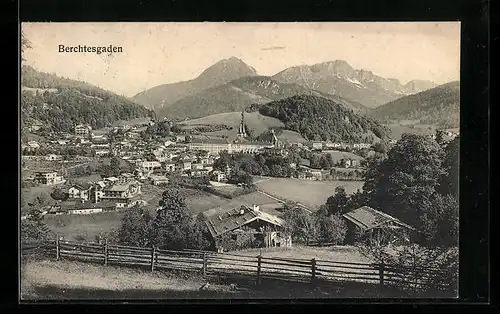 AK Berchtesgaden, Blick auf den Ort