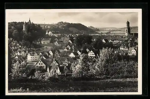 AK Biberach a. R., Blick auf den Ort