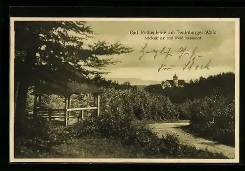 AK Bad Rothenfelde am Teutoburger Wald, Adelenblick und Weidtmannshof