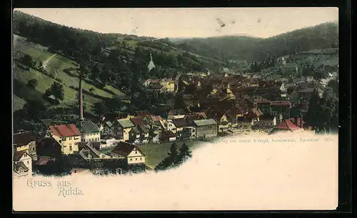 AK Ruhla, Blick auf den Ort