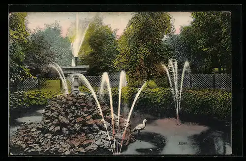 AK Münchberg, Partie am Stadtpark